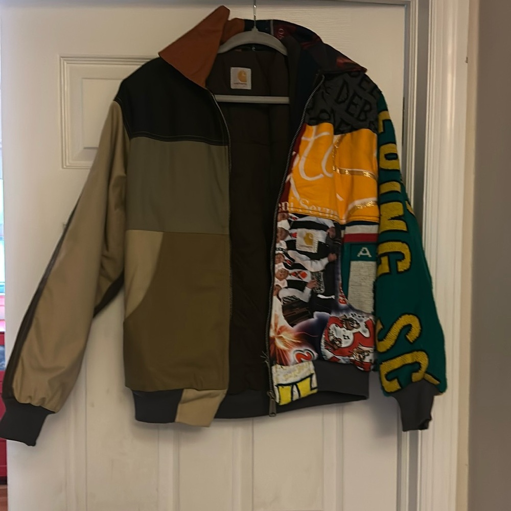 Carhartt Men’s jacket patchwork design